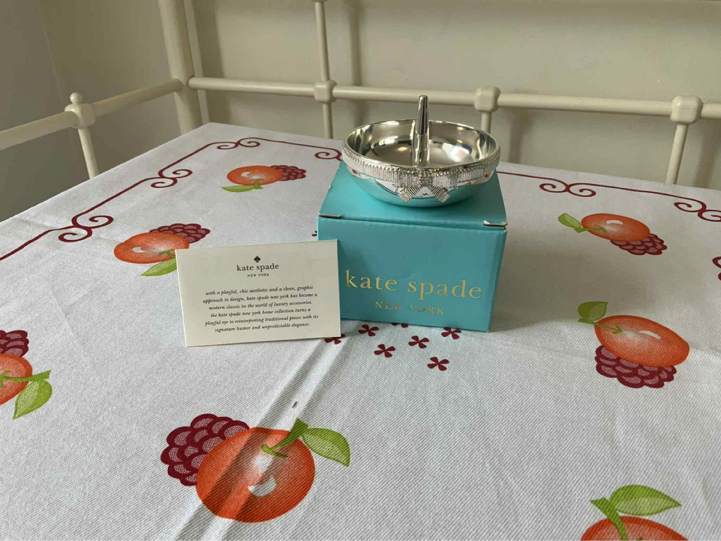Kate Spade Silver Ring Holder