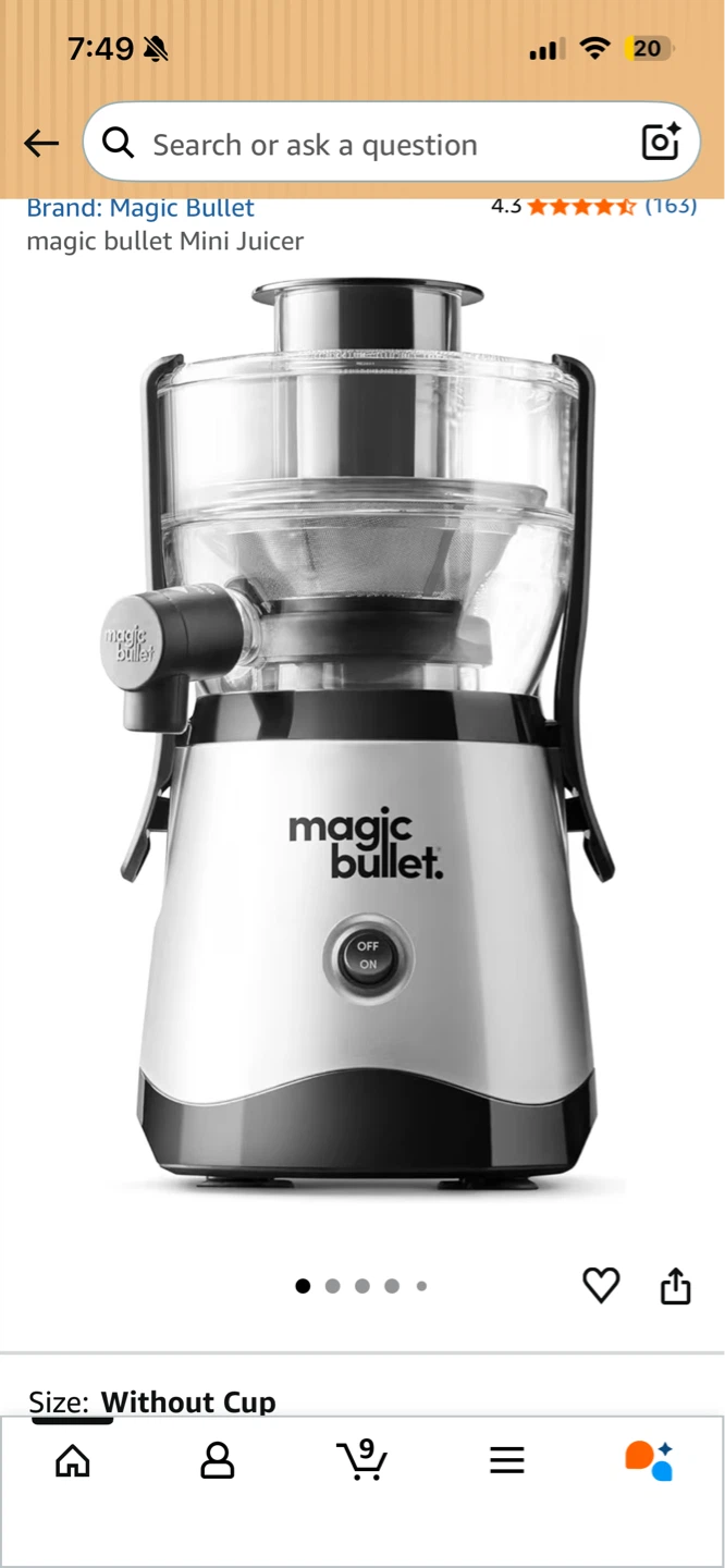 Magic Bullet Mini Juicer - Silver