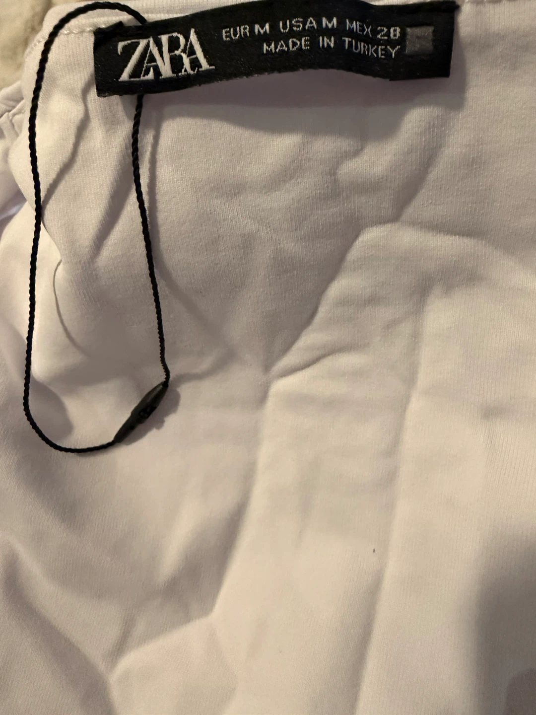 Zara White Tank Top - Size Medium - photo 3