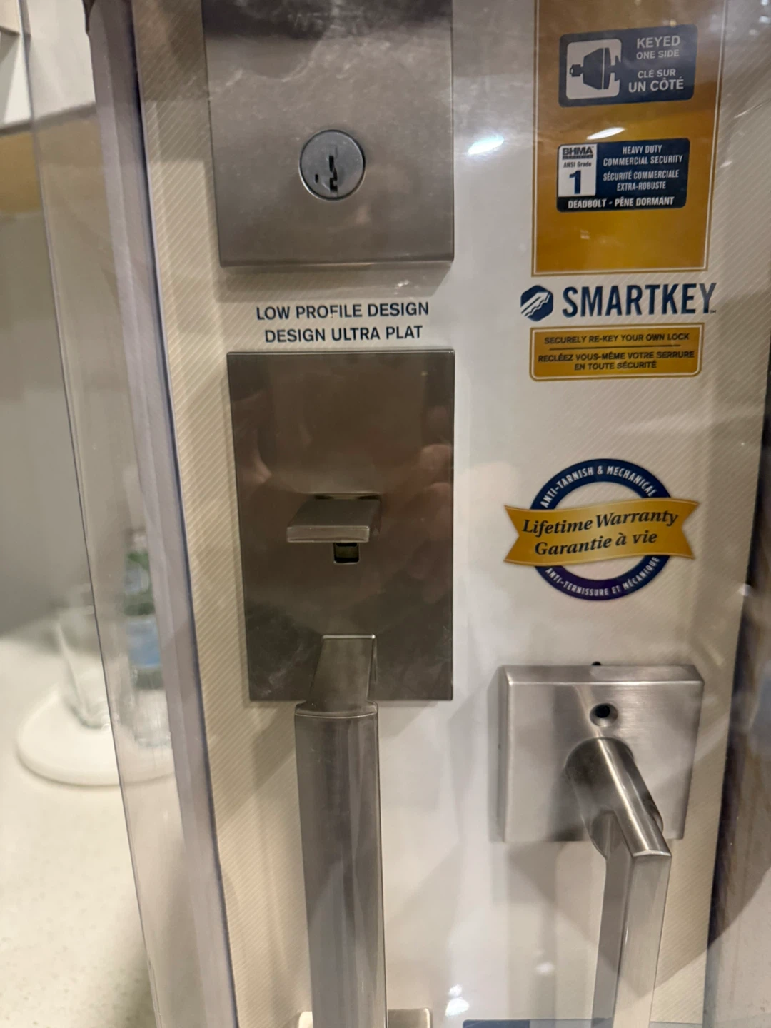 Weiser SmartKey Low Profile Door Lockset