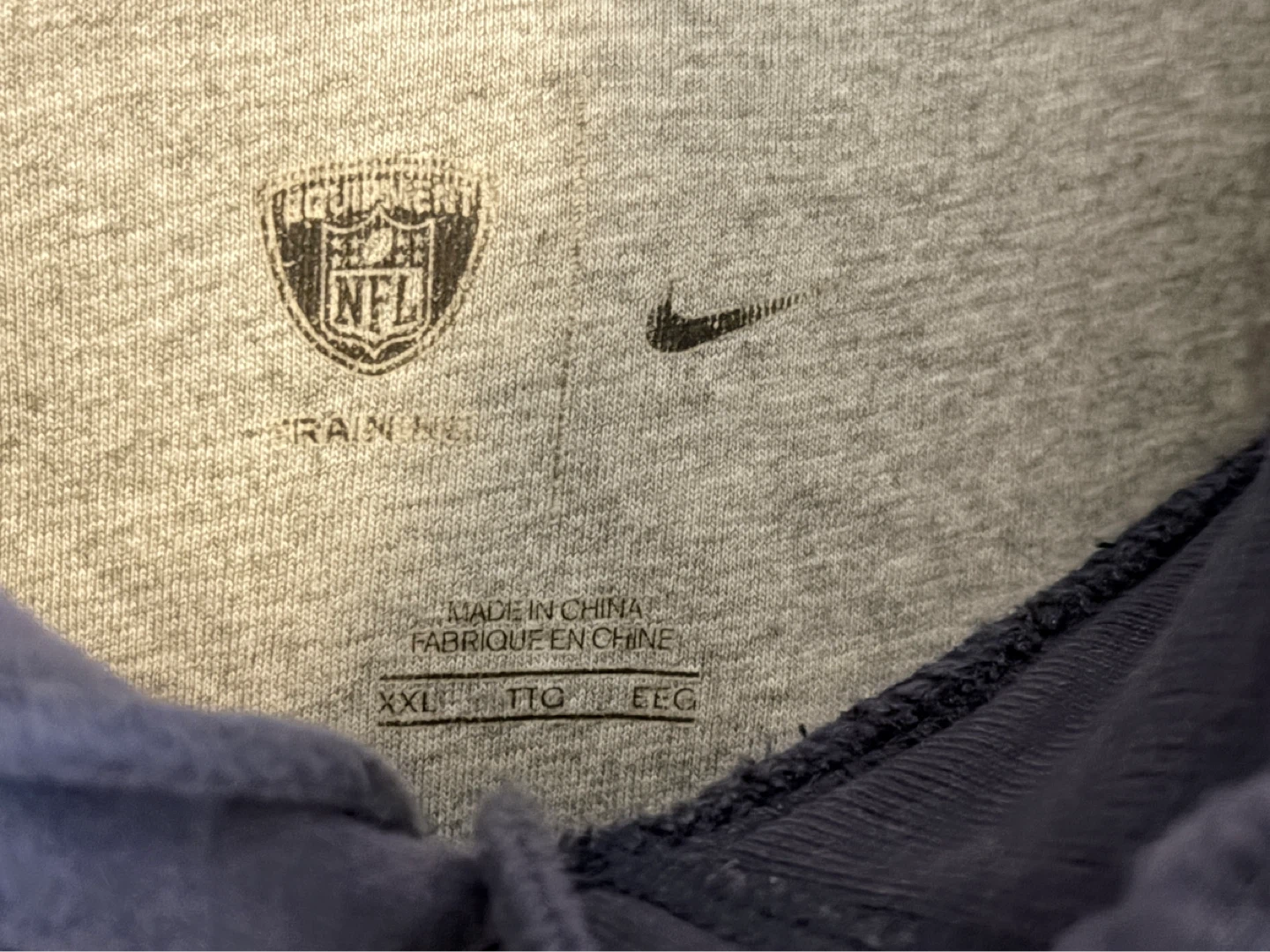 Authentic Nike NFL New England Patriots Hoodie Size XXL - photo 5