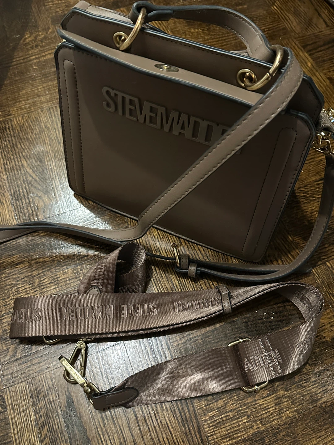 Steve Madden Brown Satchel Bag