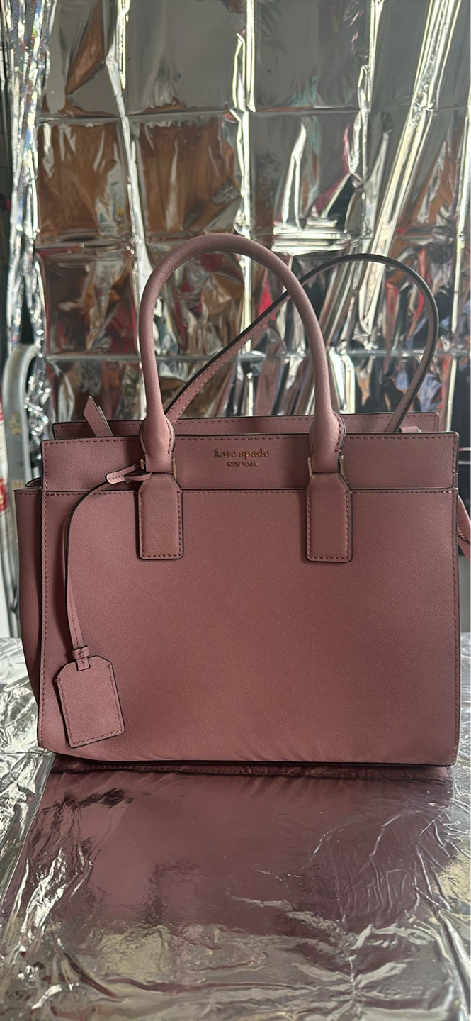 Kate Spade Pink Leather Satchel Handbag