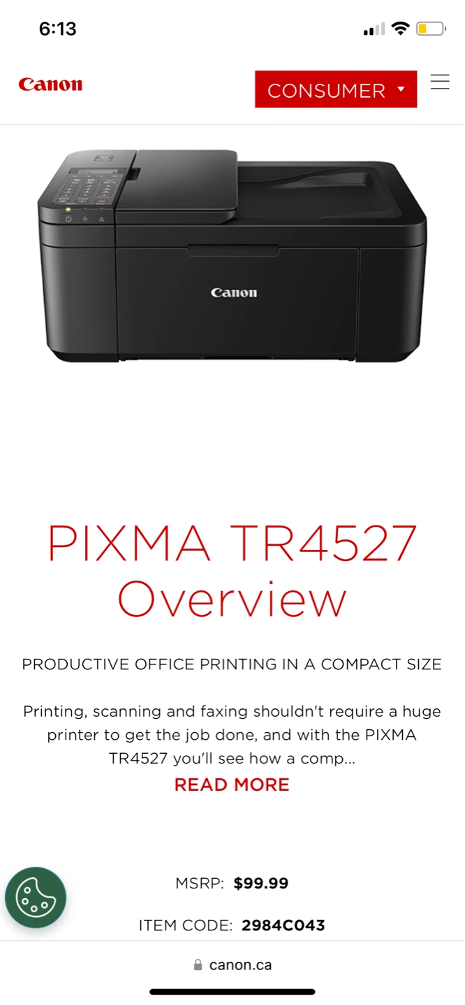 Canon PIXMA TR4527 All-in-One Printer - photo 3