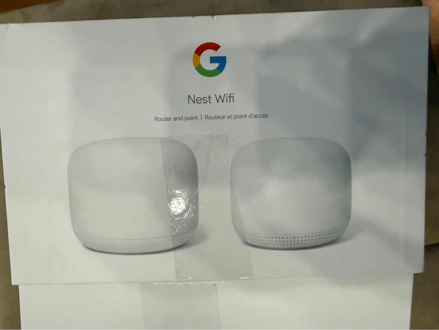 Google Nest Wifi Router and Point