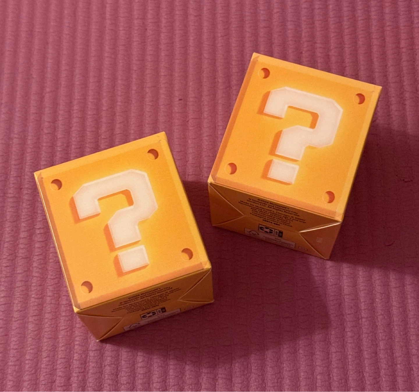 Nintendo Mario Movie Mystery Box Figures Happy Meal toy