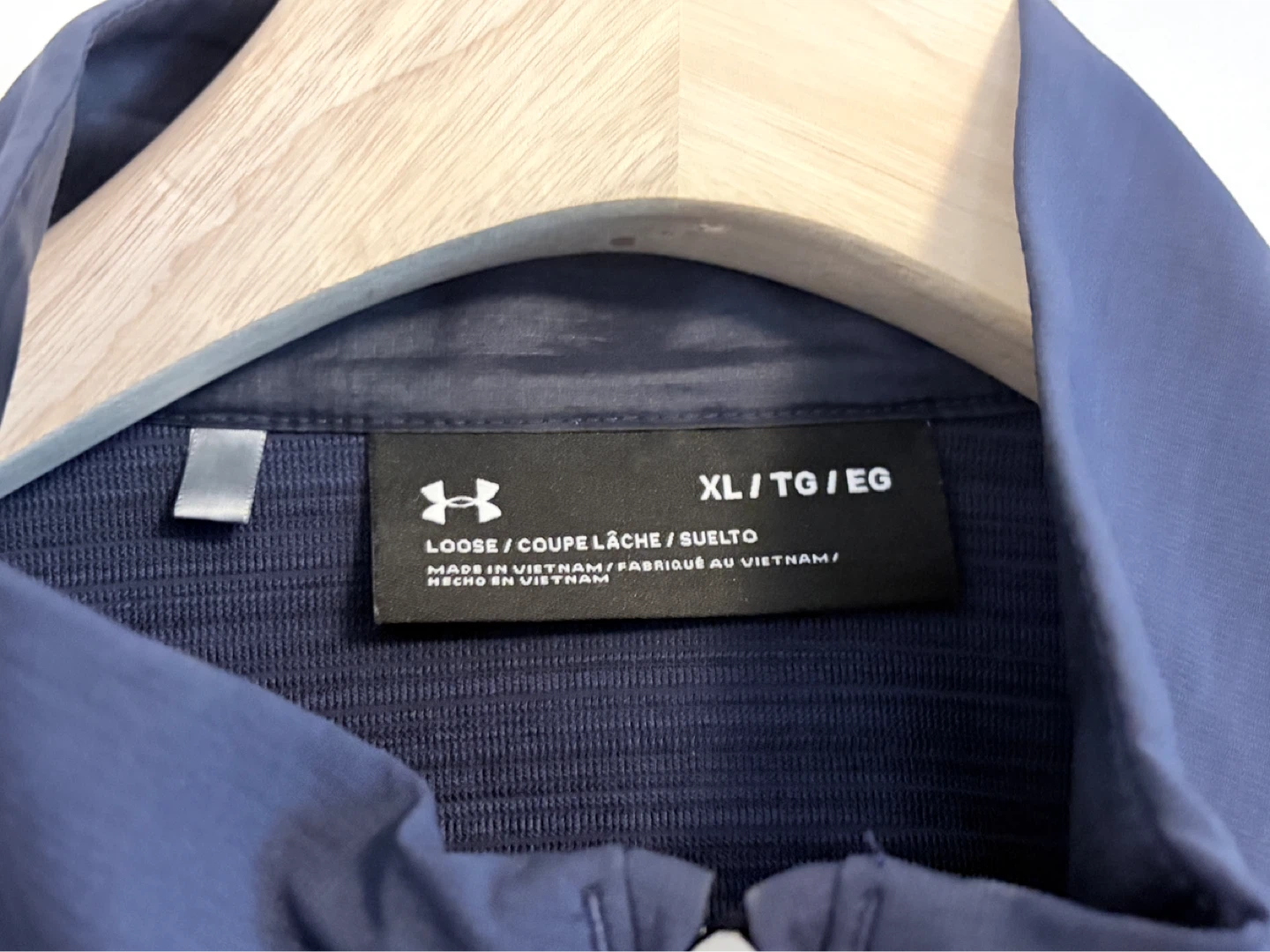 Under Armour Navy Blue Full Zip Light Jacket Windbreaker Size XL - photo 3