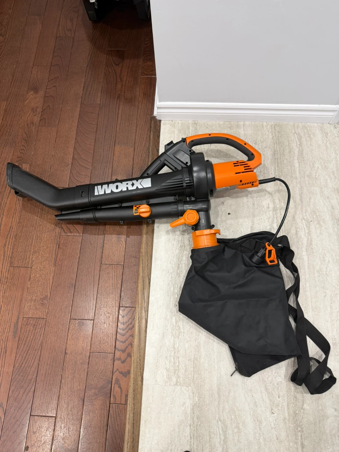WORX Leaf Blower/Vac/mulch with Collection Bag
