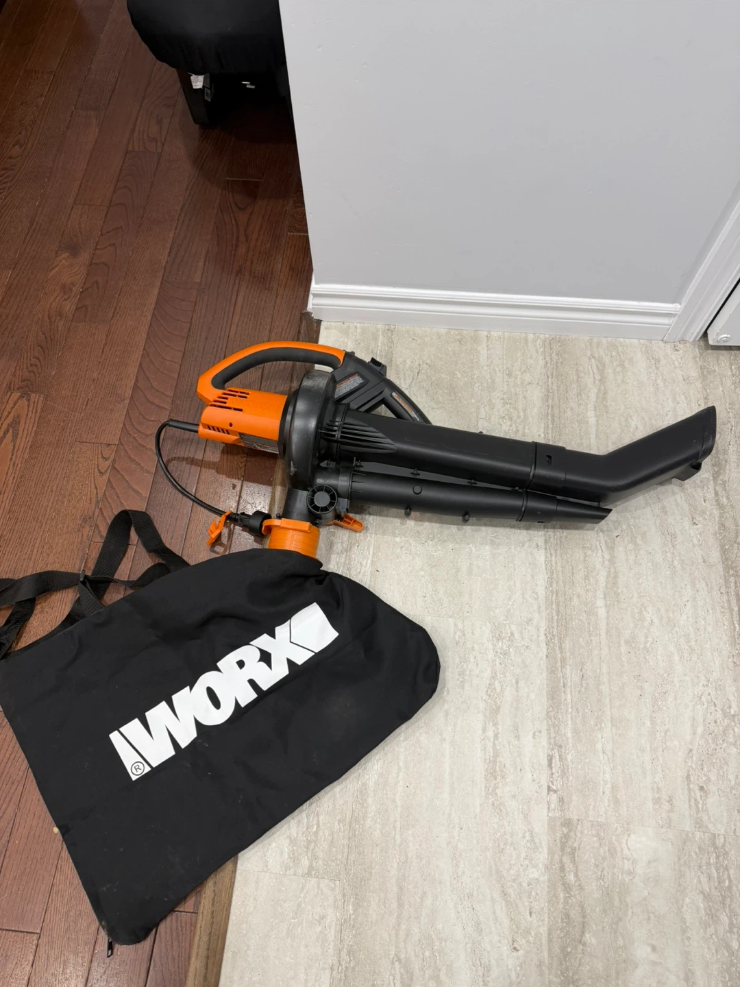 WORX Leaf Blower/Vac/mulch with Collection Bag - photo 2