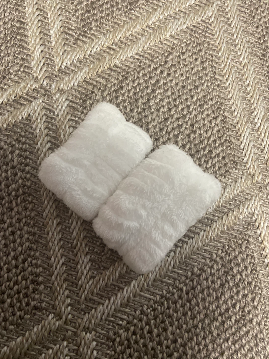 White Skincare Wristbands