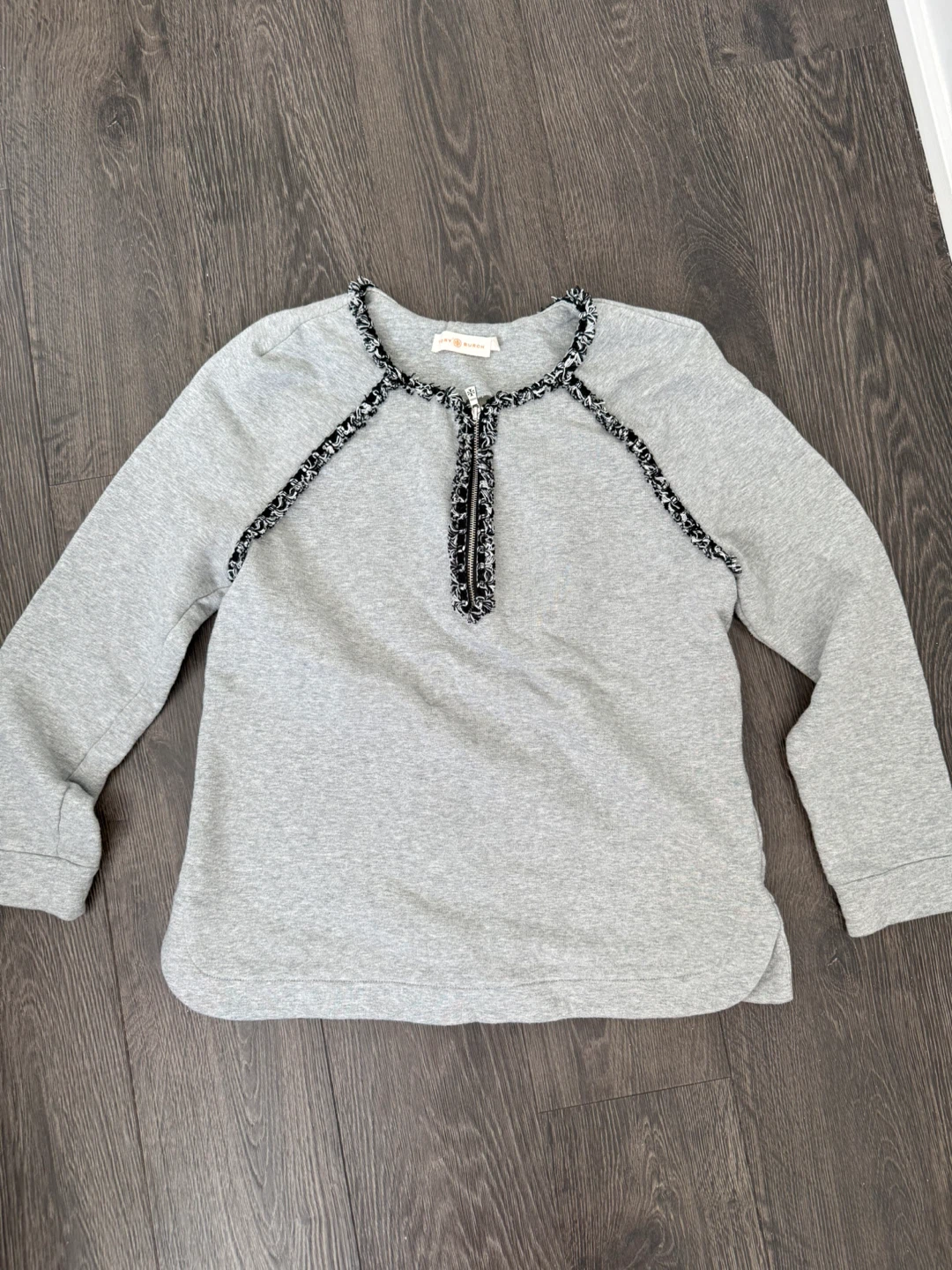 Tory Burch Grey Sweater - Size S