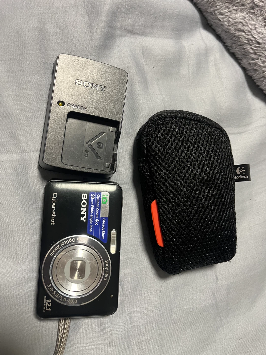 Sony Cyber-shot Digital Camera with Charger and Case