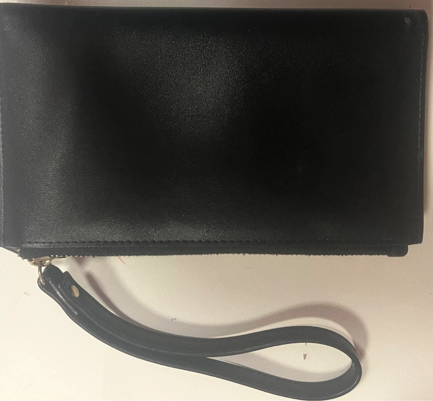 Black Wallet with Rose Embroidery - photo 2