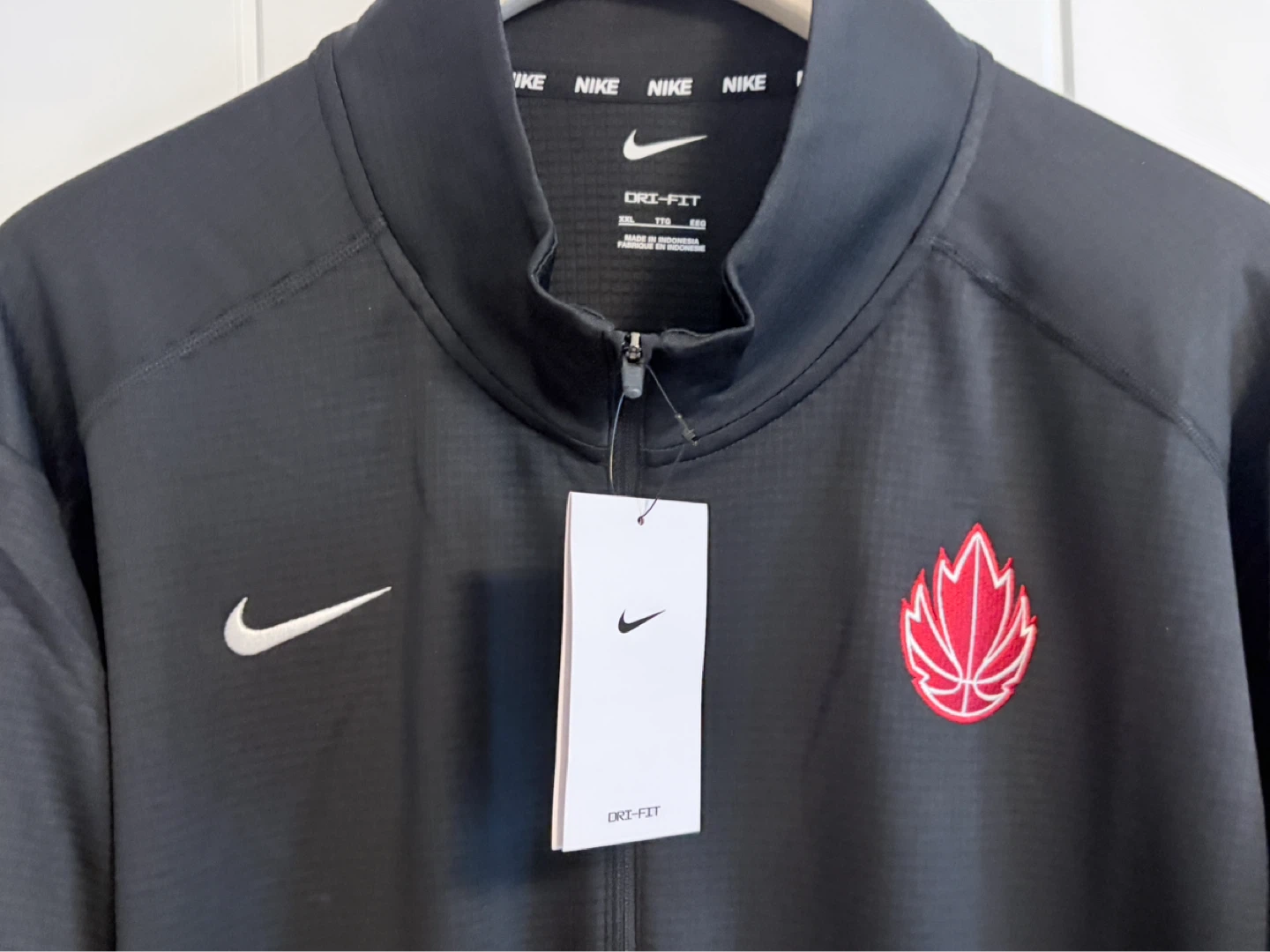 BNWT Canada Basketball Nike Performance 1/4 Zip Long Sleeve XXL - photo 2