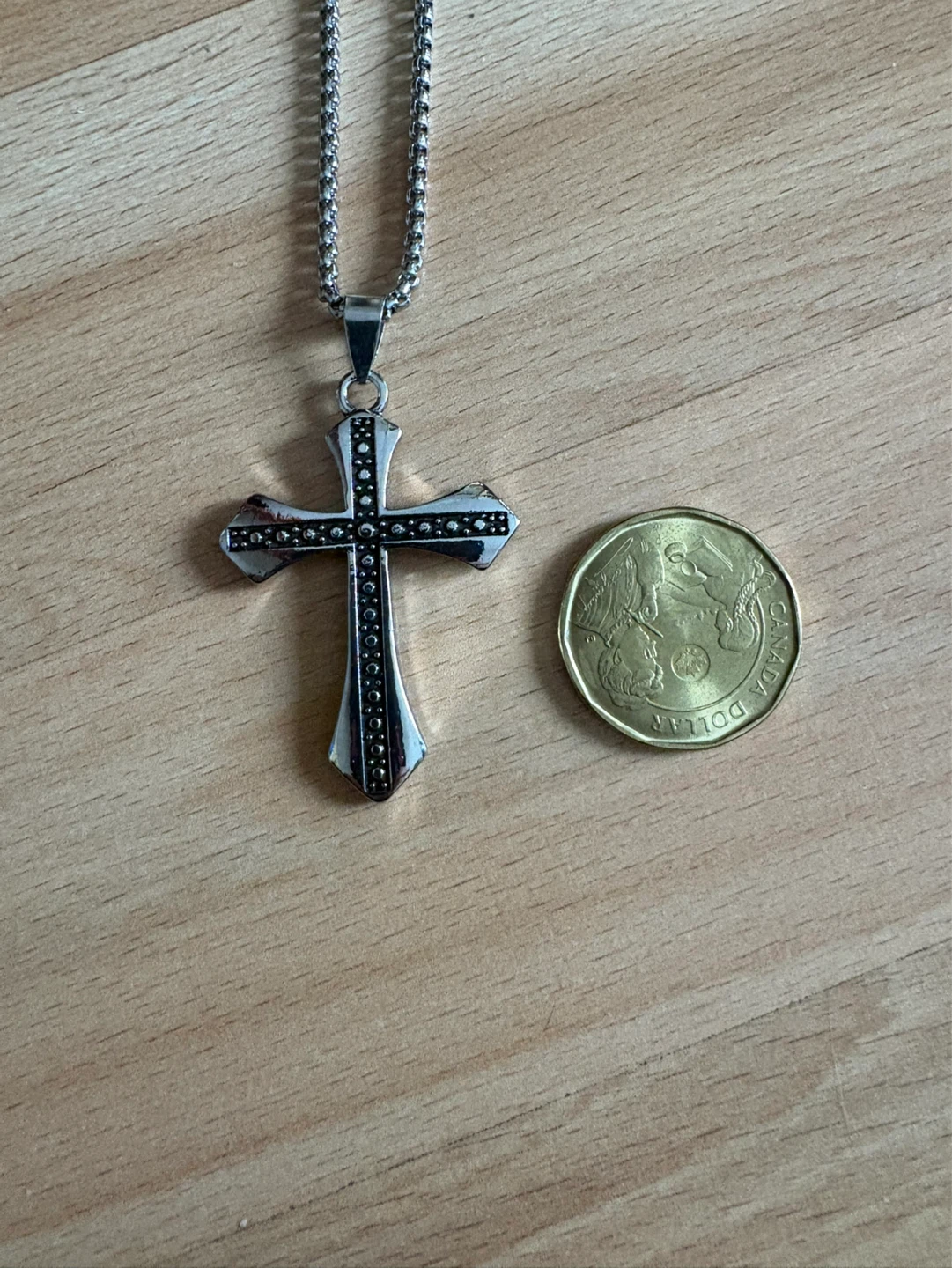 Men’s Gothic Cross Stainless Steel $15 firm - photo 4