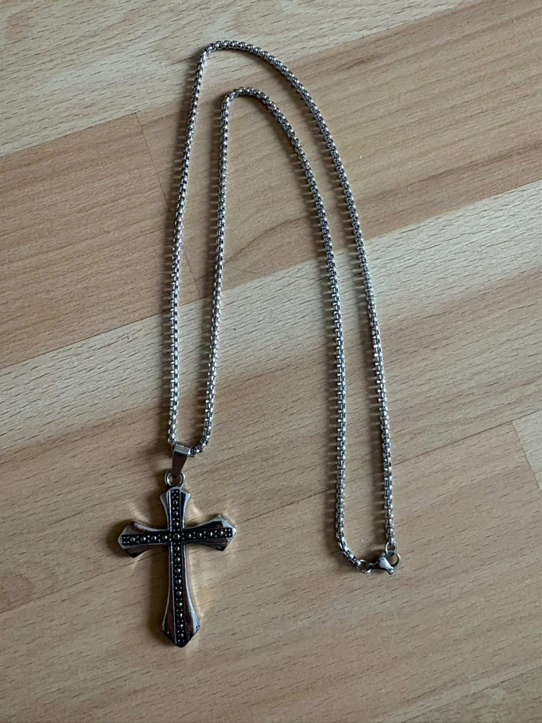 Men’s Gothic Cross Stainless Steel $15 firm - photo 3