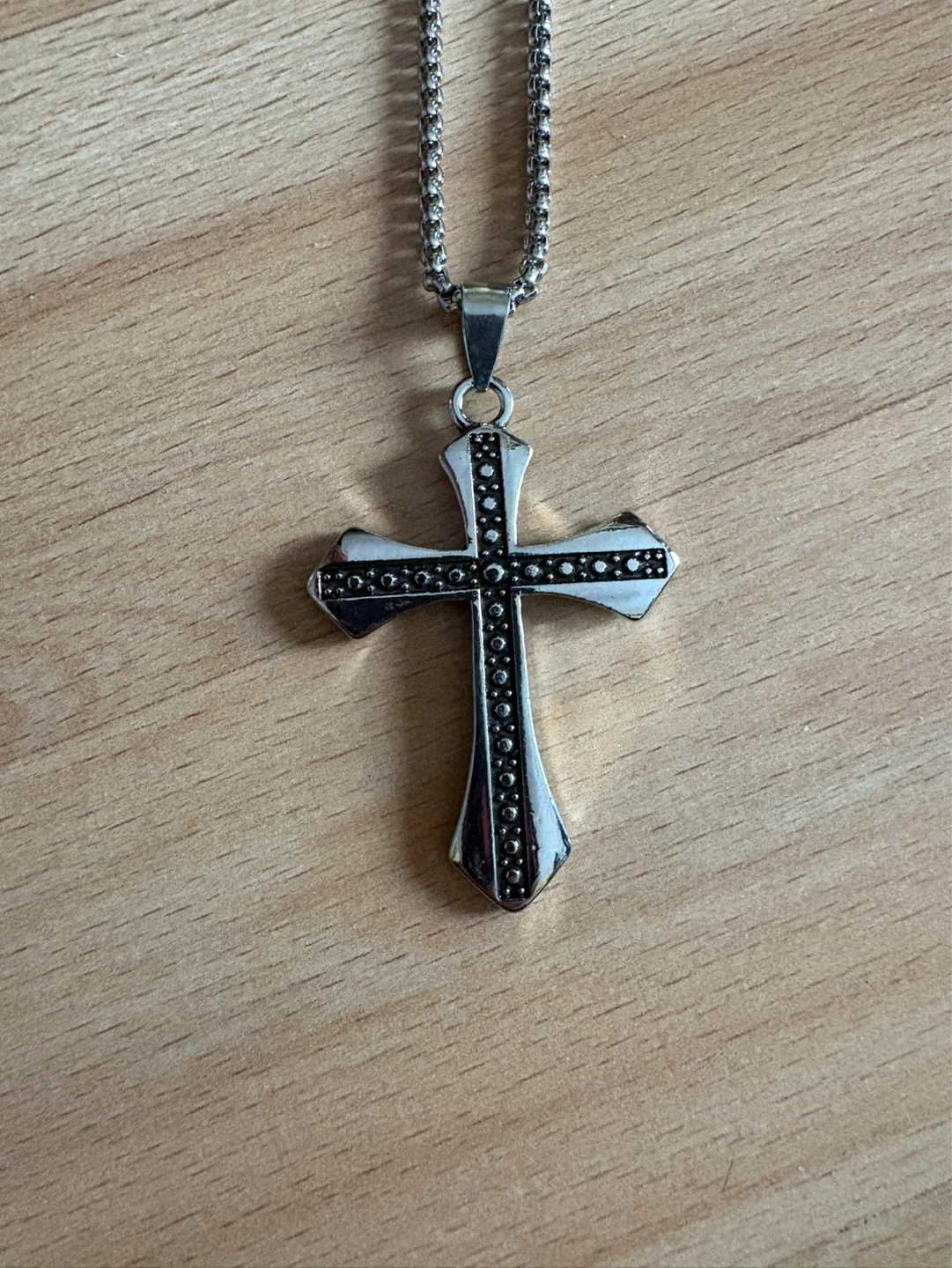 Men’s Gothic Cross Stainless Steel $15 firm
