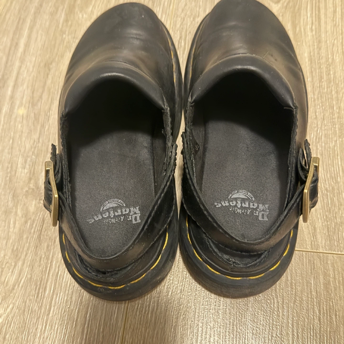 Dr. Martens Black Leather Laketen Size 7