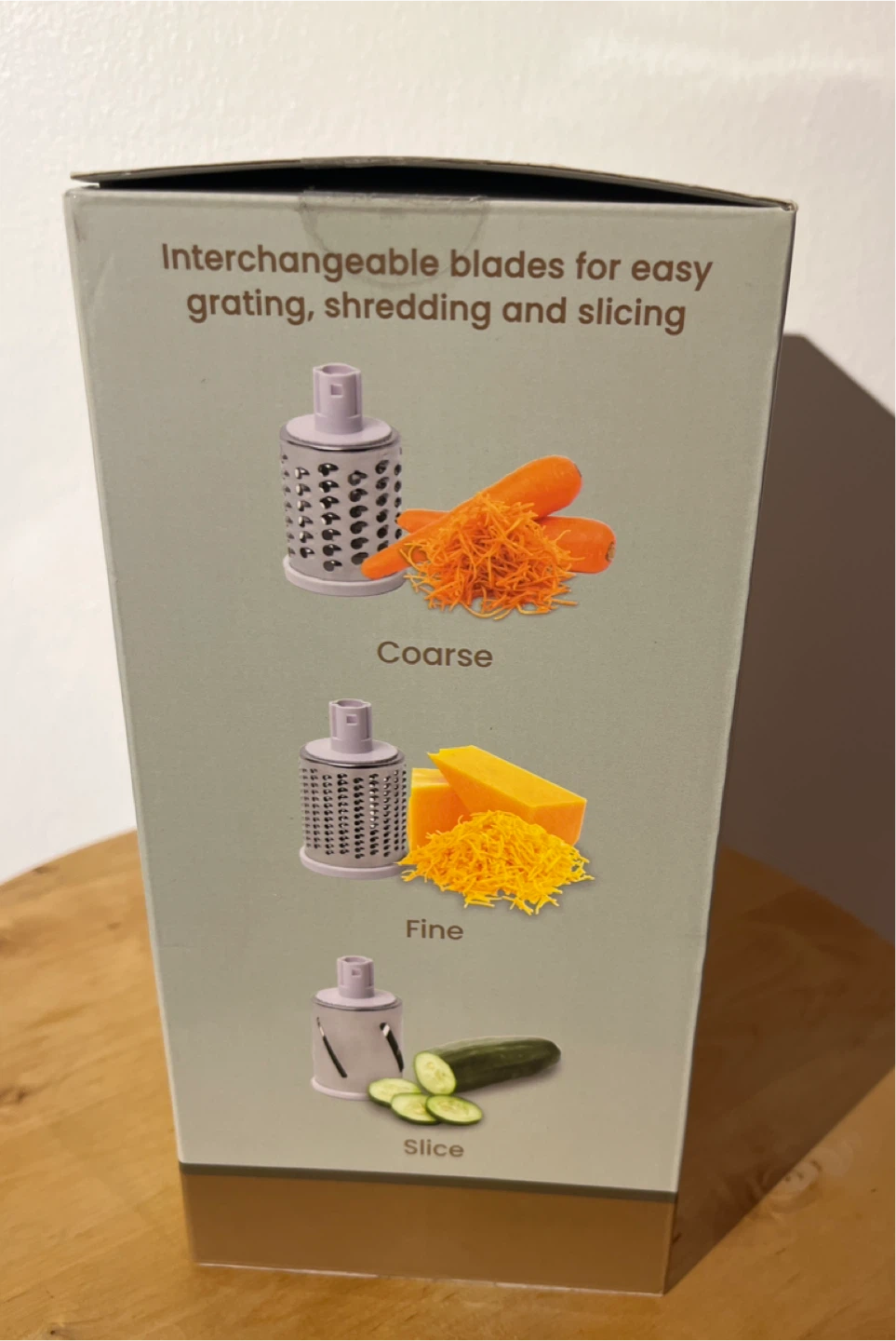 Simply Served Countertop Grater with 3 Stainless Steel Drums - photo 4