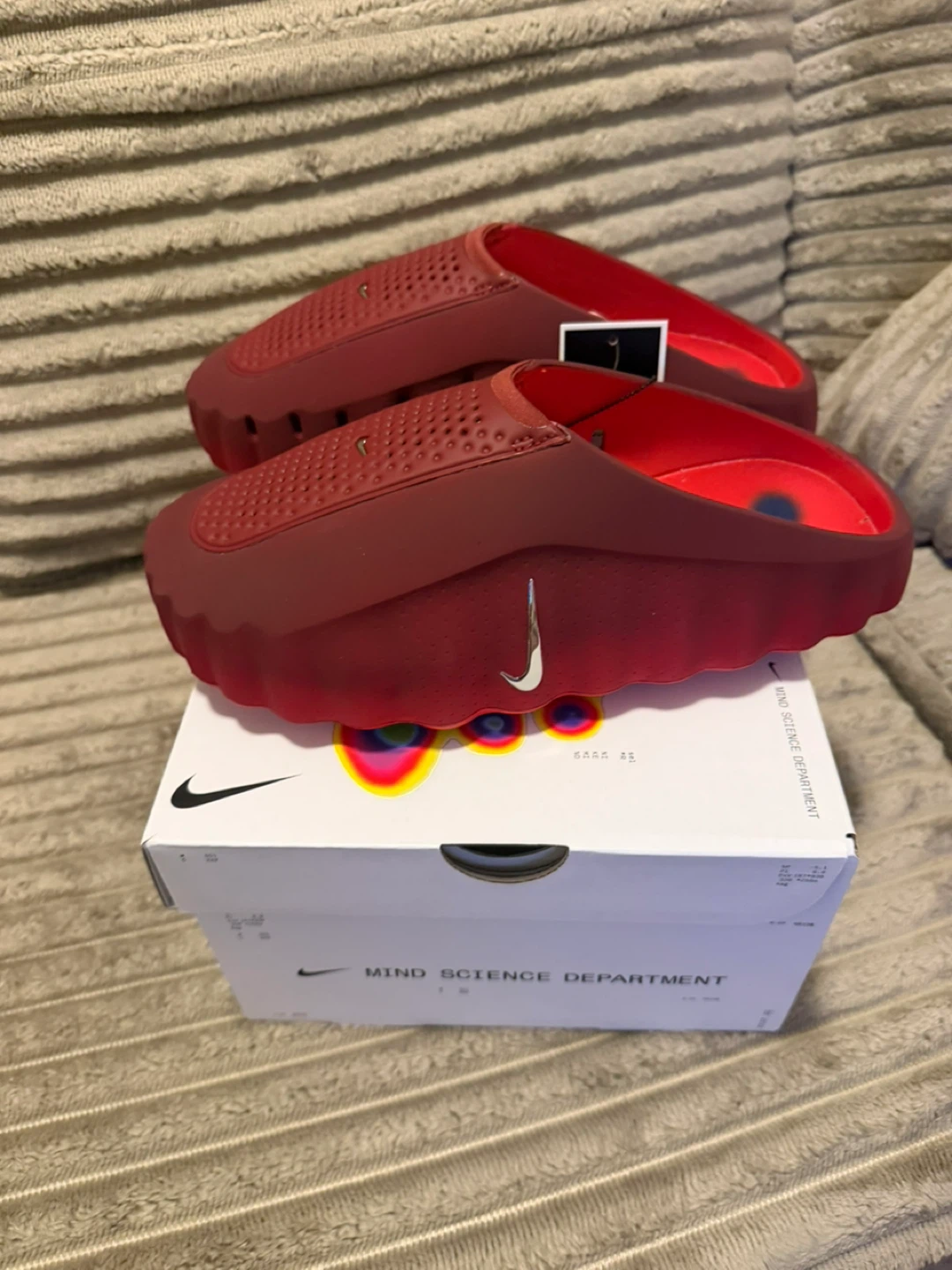 Nike Mind 001 Clog Size 9 - Burgundy