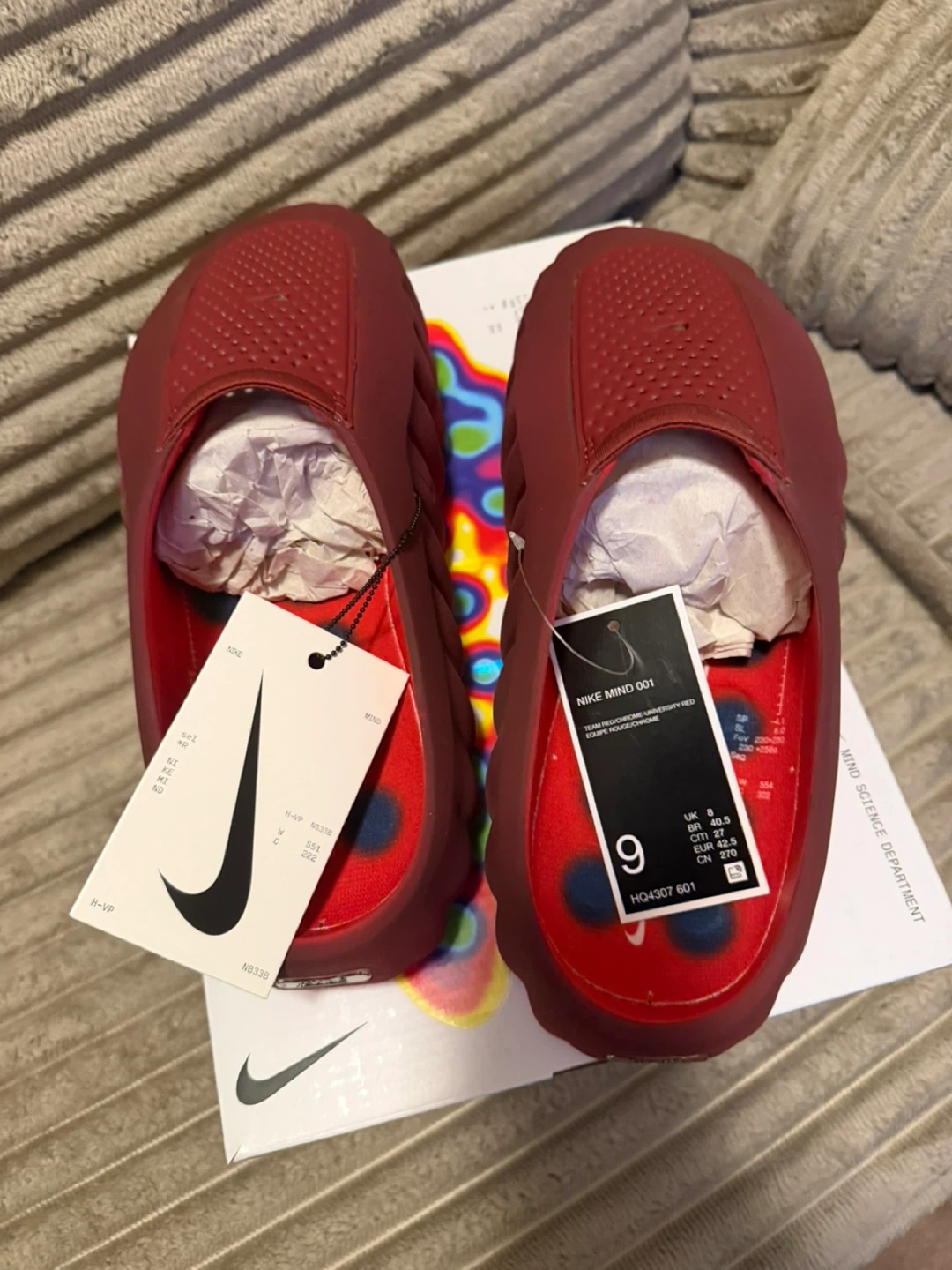 Nike Mind 001 Clog Size 9 - Burgundy - photo 5