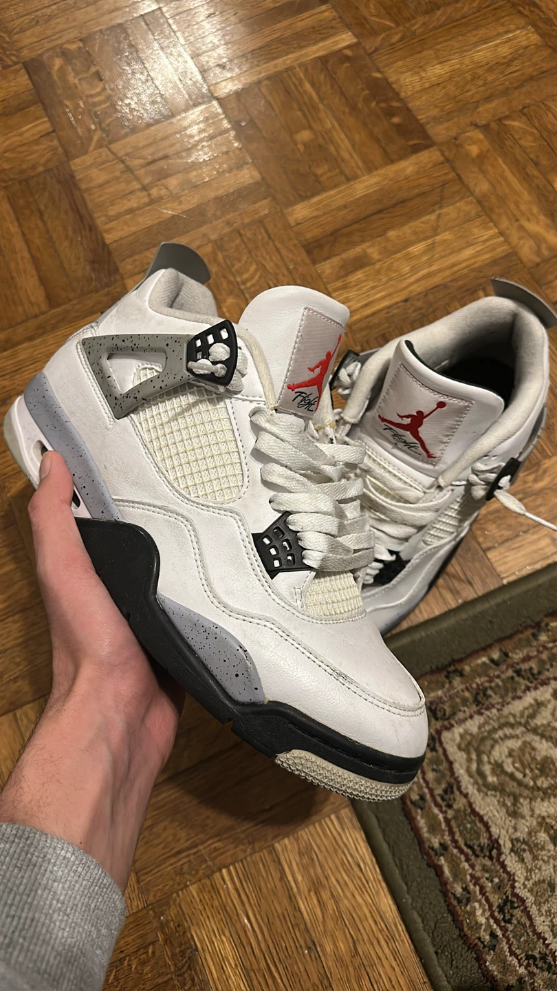Jordan 4 White Cement - photo 3