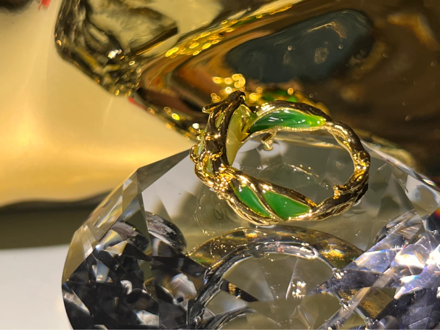 Vines and Branches Gold Plated Accent Ring - photo 4