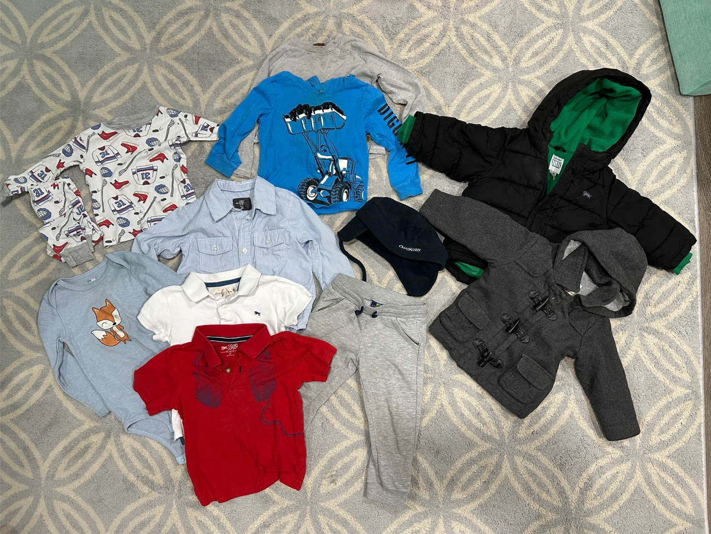 Bundle of Boys' Clothing - Jackets, Shirts, Pants