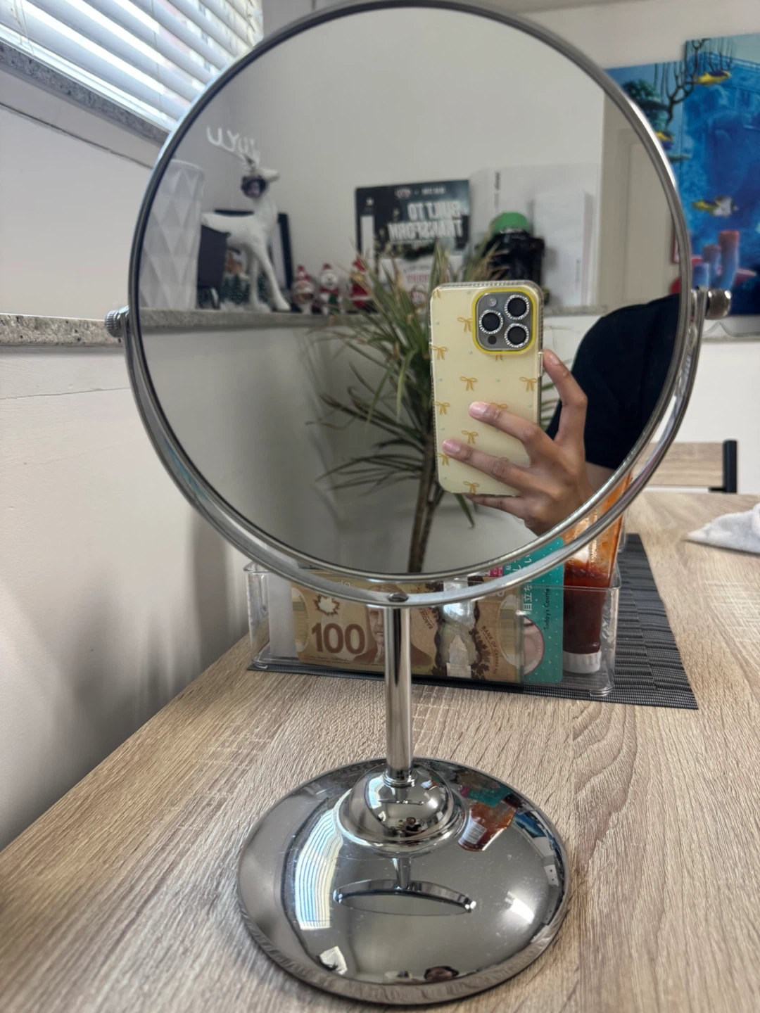 Silver Desktop Vanity Mirror - photo 2