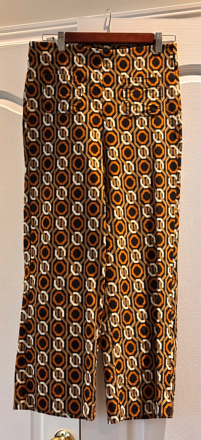 Jules & Leopold Geometric Print Pants