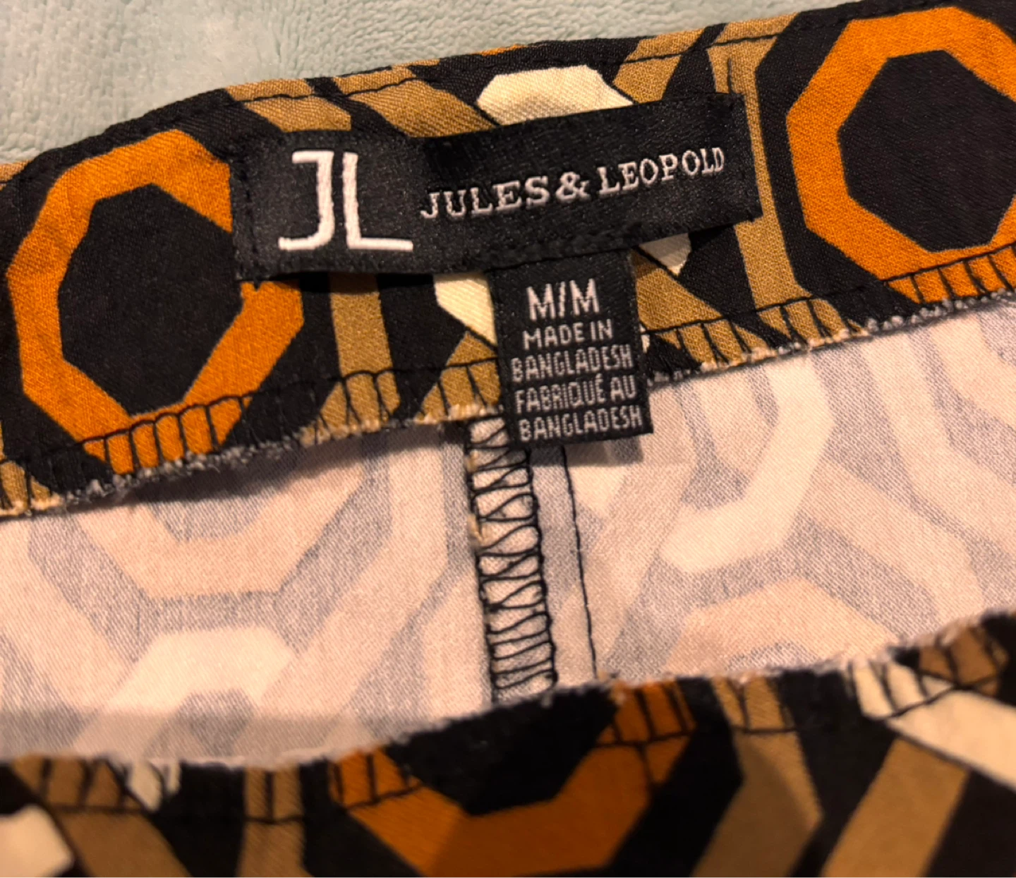 Jules & Leopold Geometric Print Pants - photo 5