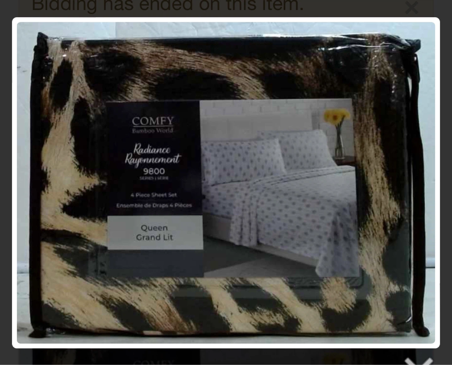 4 piece Comfy Bamboo World Radiance Queen Sheet Set