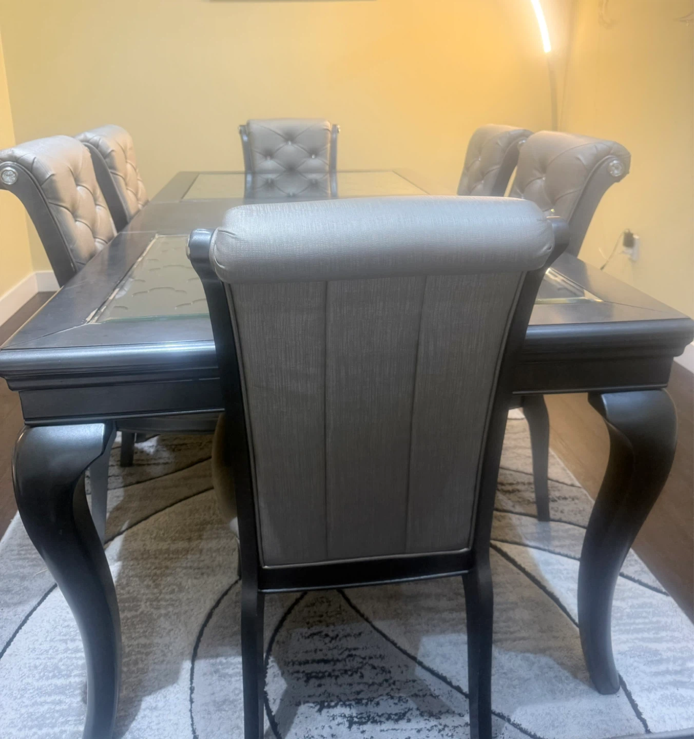 Dining Chairs Set of 6 – Grey – Like New – Must Sell - photo 3