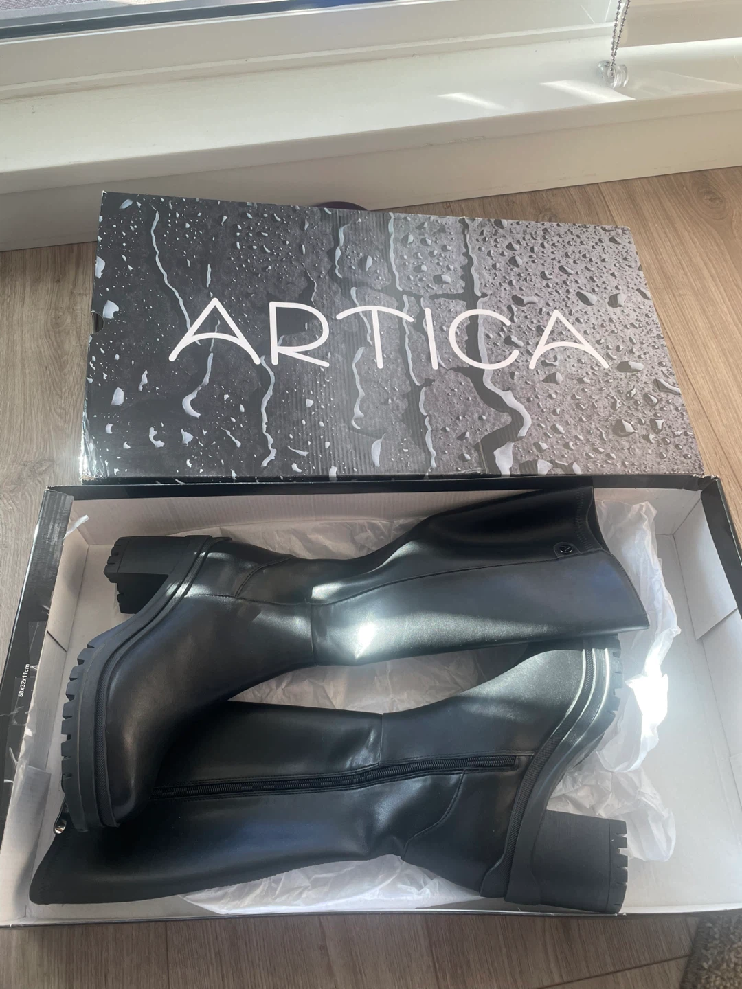 ARTICA Women's Black Waterproof Tall Boots