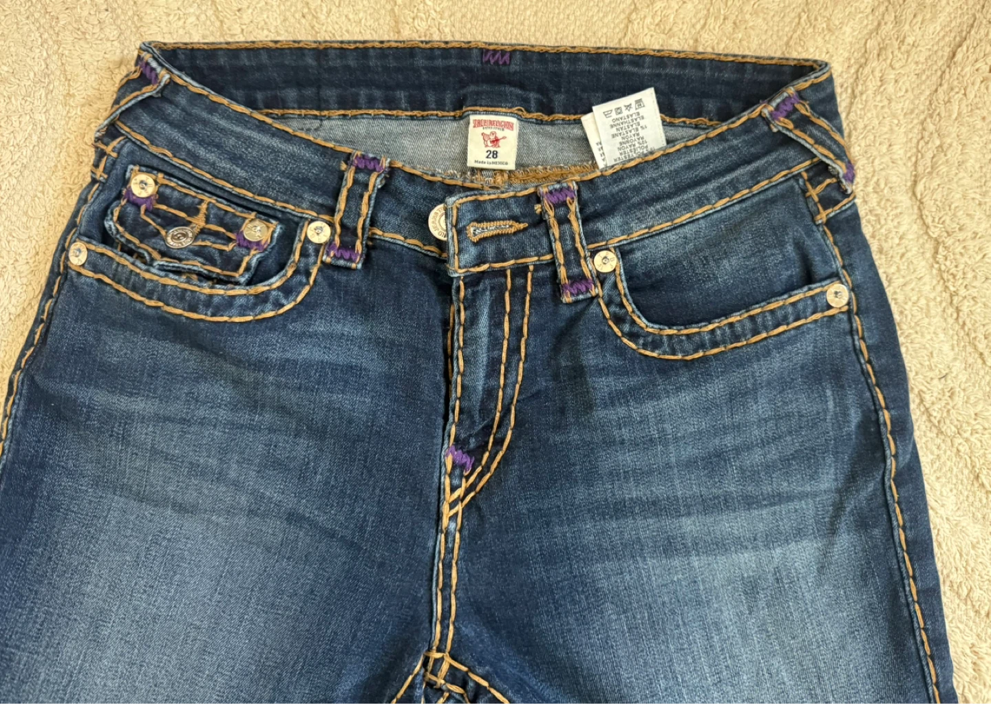 True Religion Section Skinny Jeans - Size 28 - photo 5