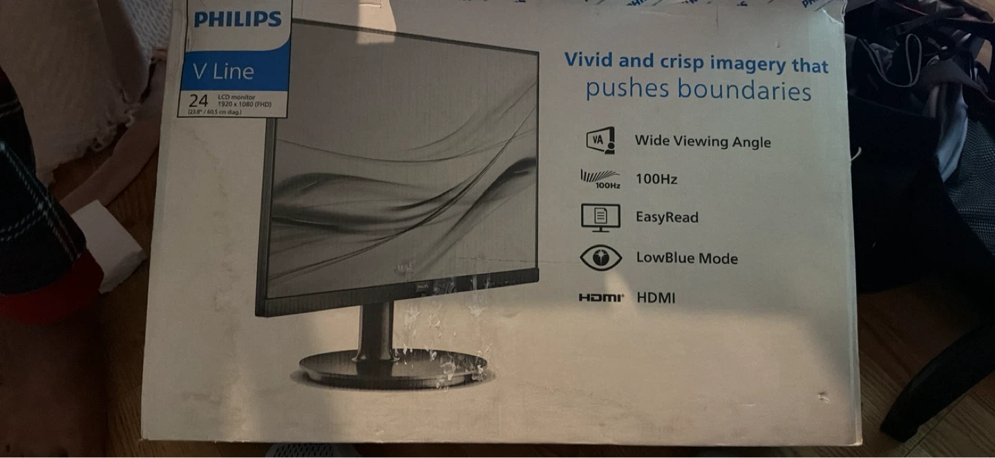 Philips 24" V Line LCD Monitor 3 stock - photo 2