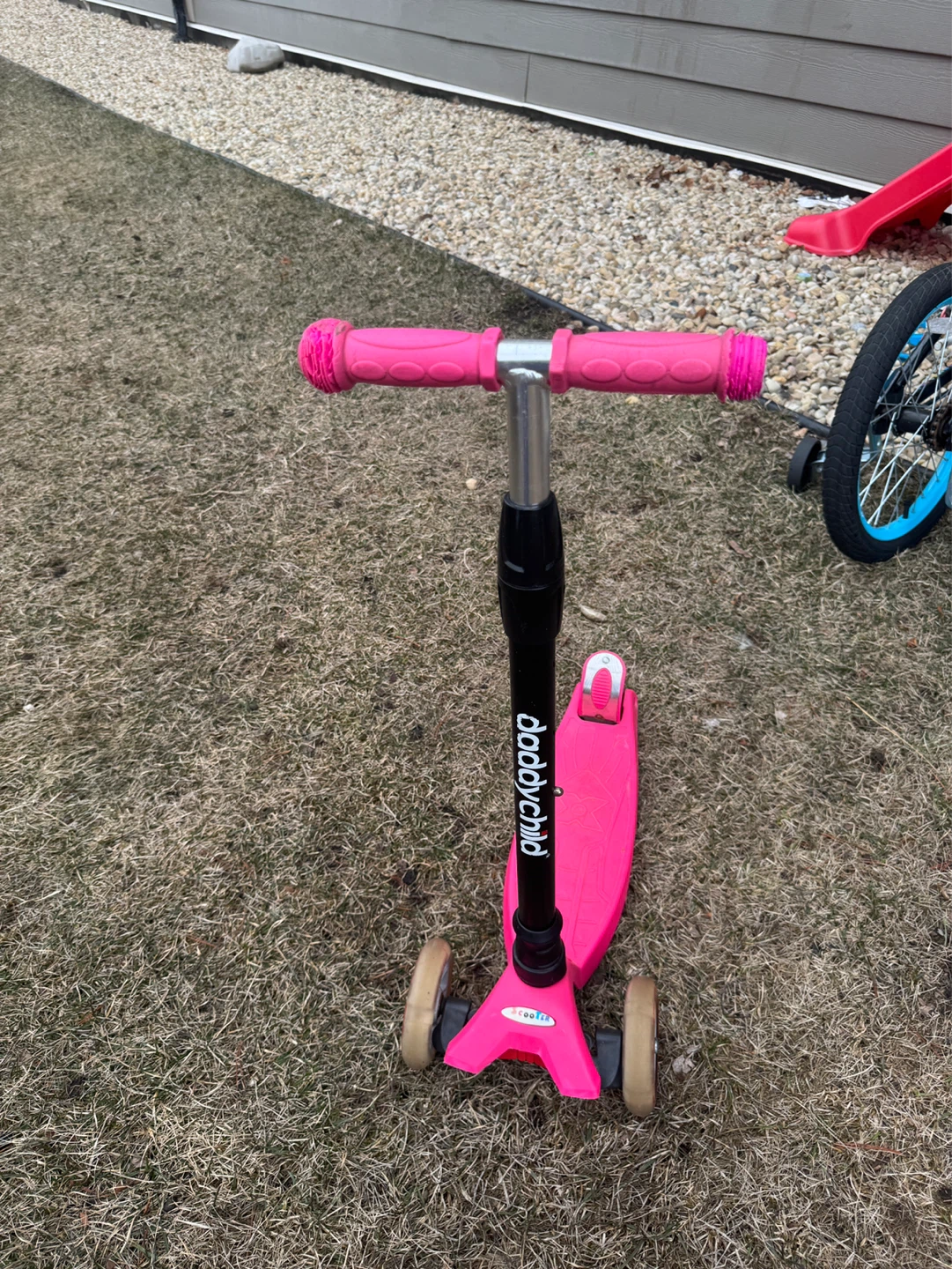 Pink 3-Wheel Scooter