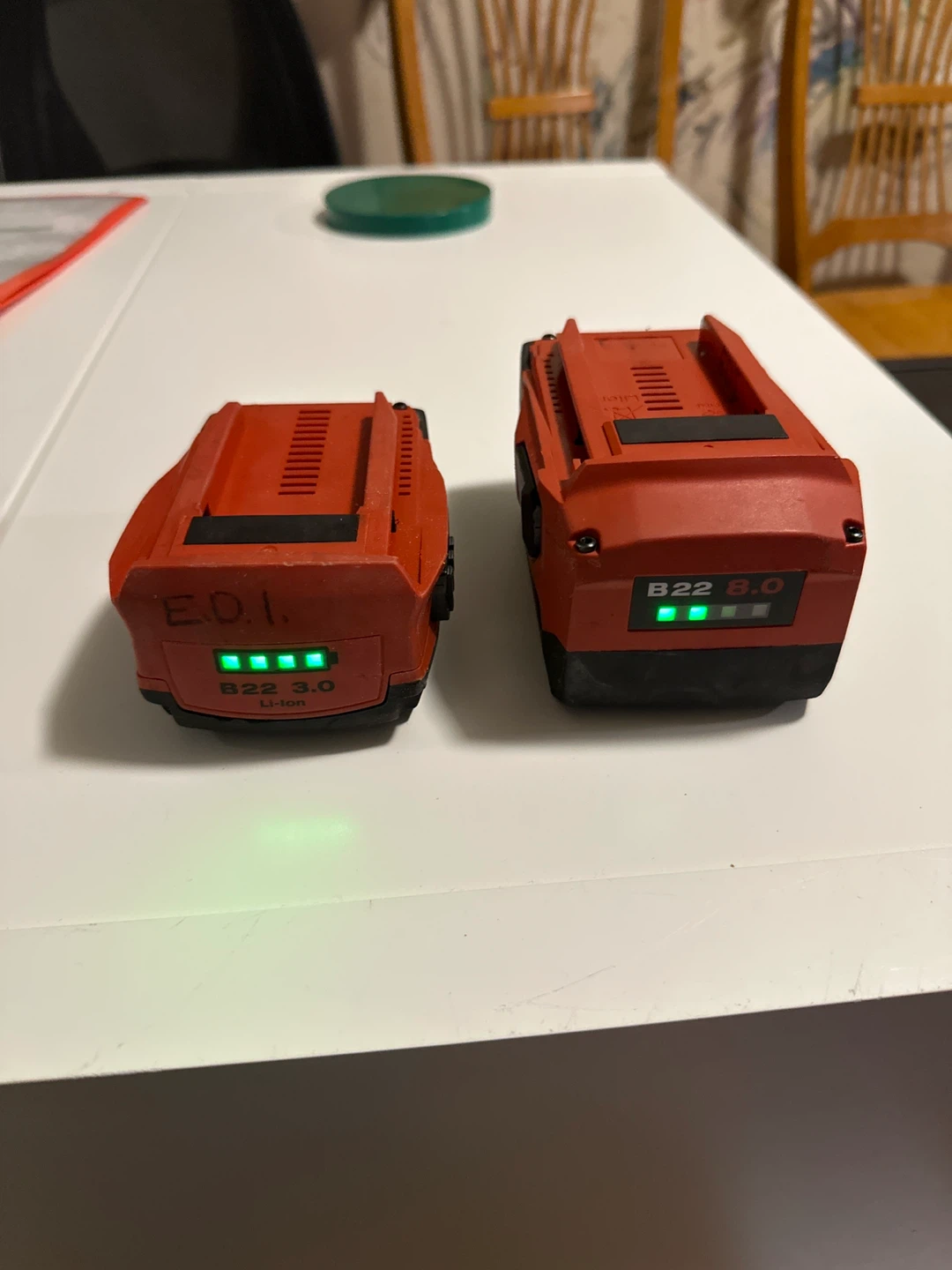 Hilti B22 3.0Ah and B22 8.0Ah Li-ion Battery Pack