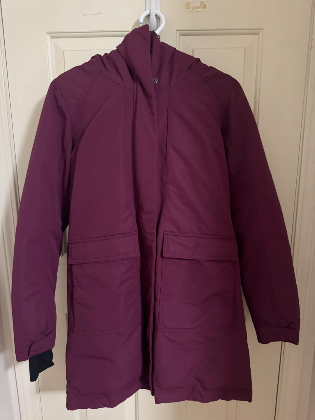 Columbia Women's Purple Parka with Faux Fur Hood