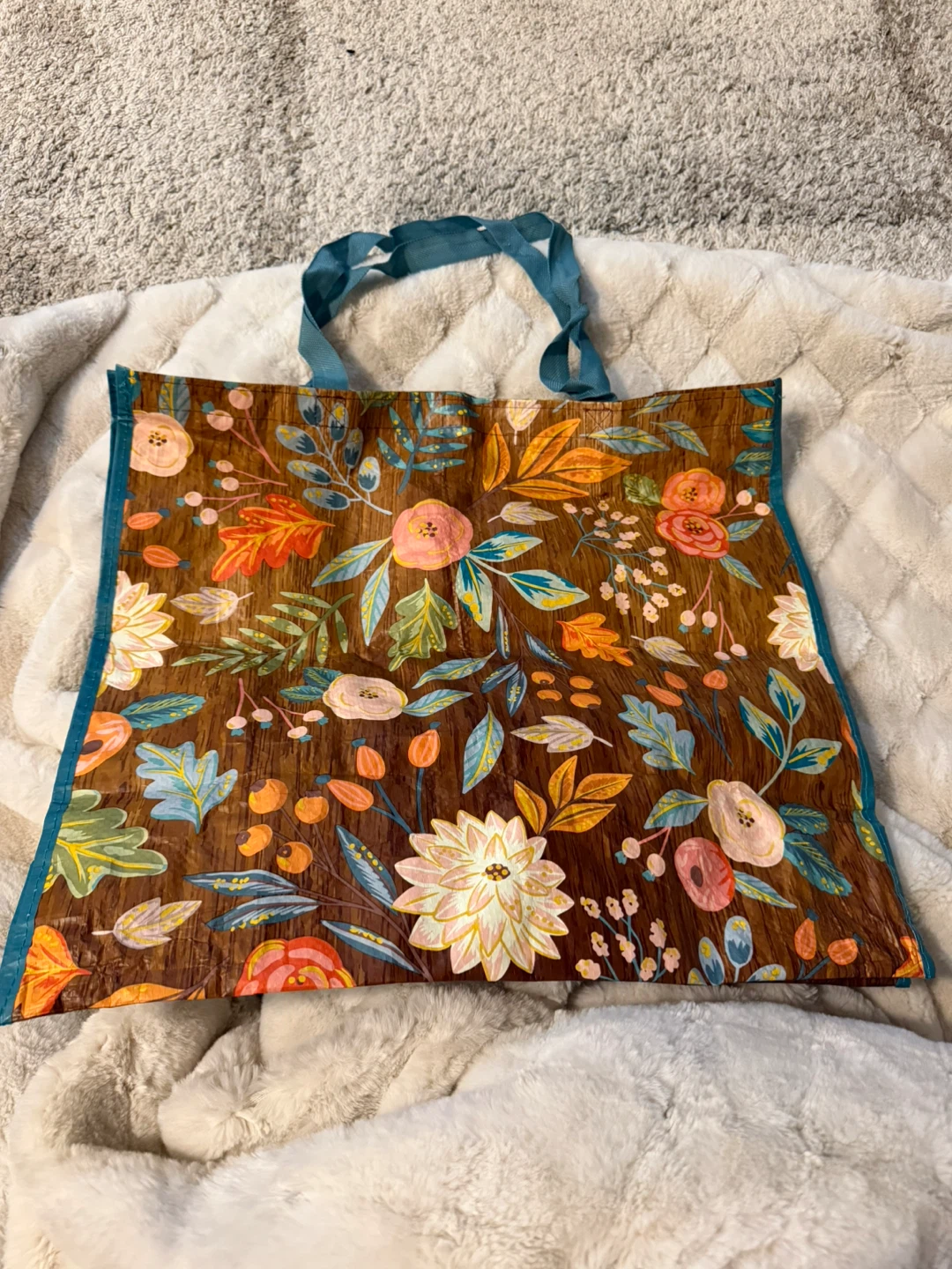 Floral Reusable Shopping Bag