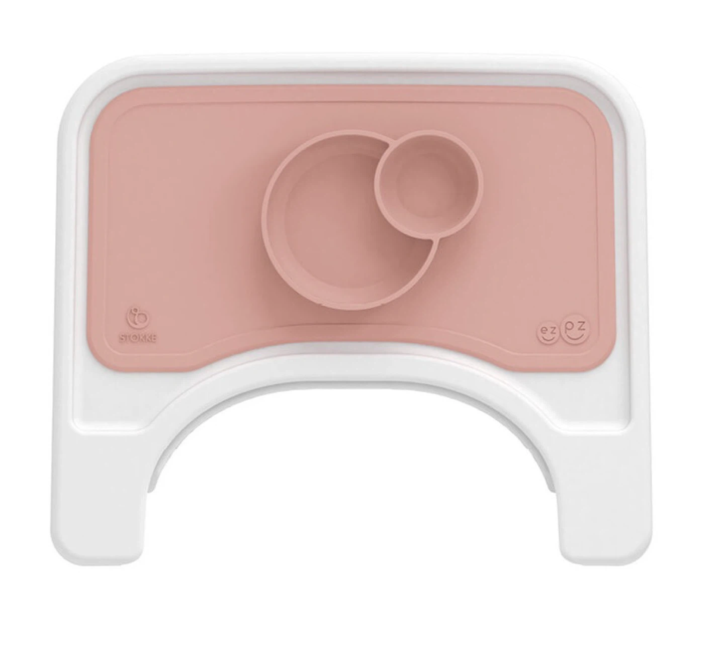 ezpz by Stokke Silicone Placemat + Bowl Set – Pink - photo 5