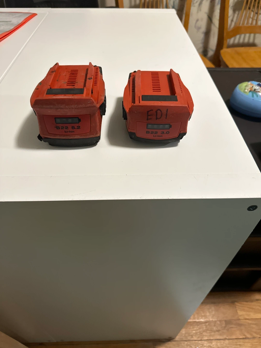 Hilti B22 5.2 Ah & B22 3.0 Ah Li-ion Batteries