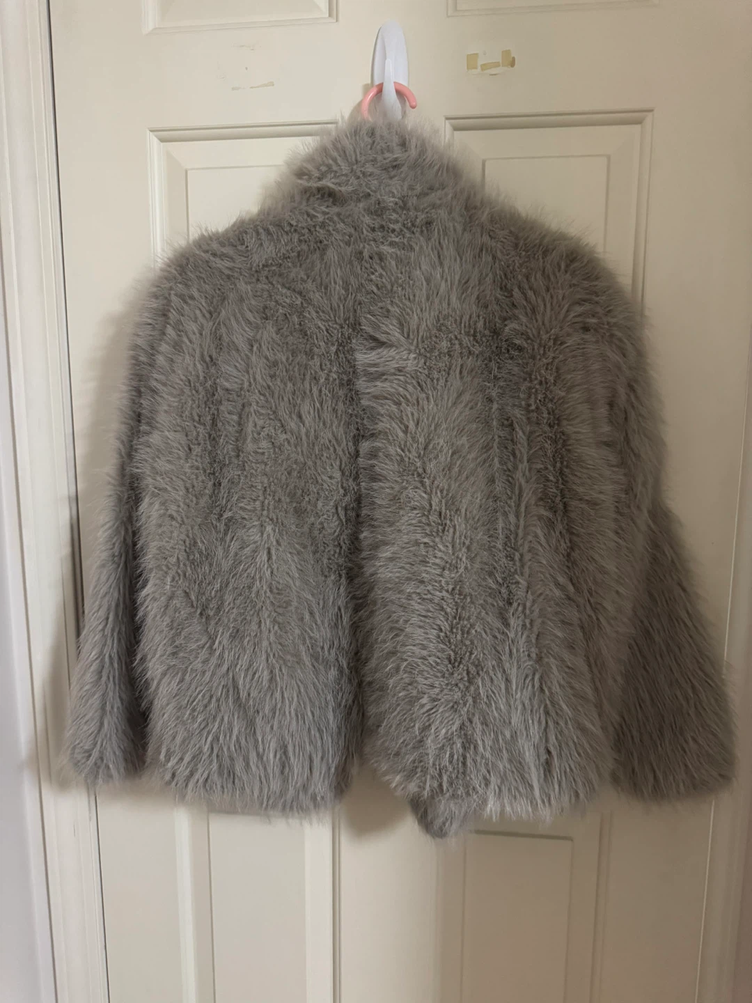 Grey Faux Fur Jacket - photo 2