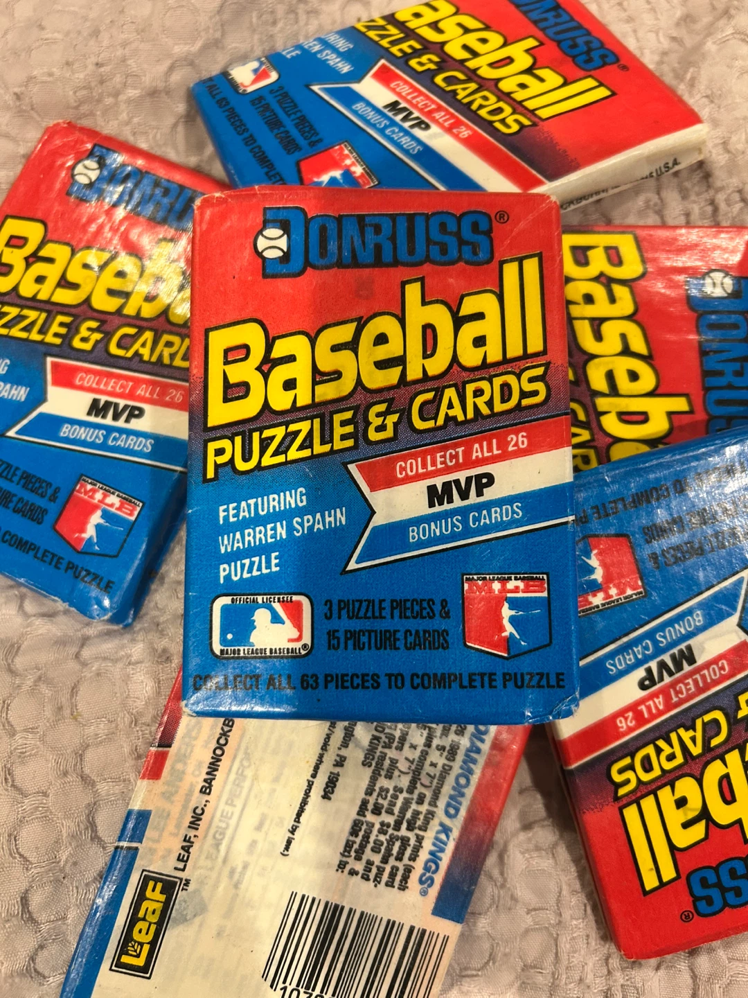 1989 Donruss Baseball Puzzle & Cards Packs
