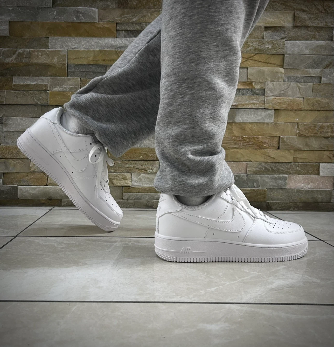 Nike Air Force 1 Low White Sneakers Reps - photo 3