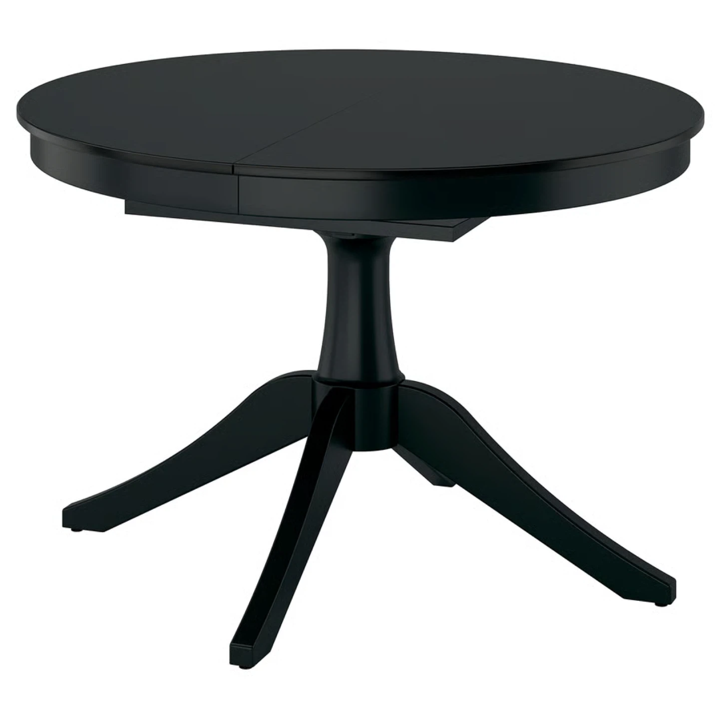 Black Extendable Dining Table - 110cm to 155cm
