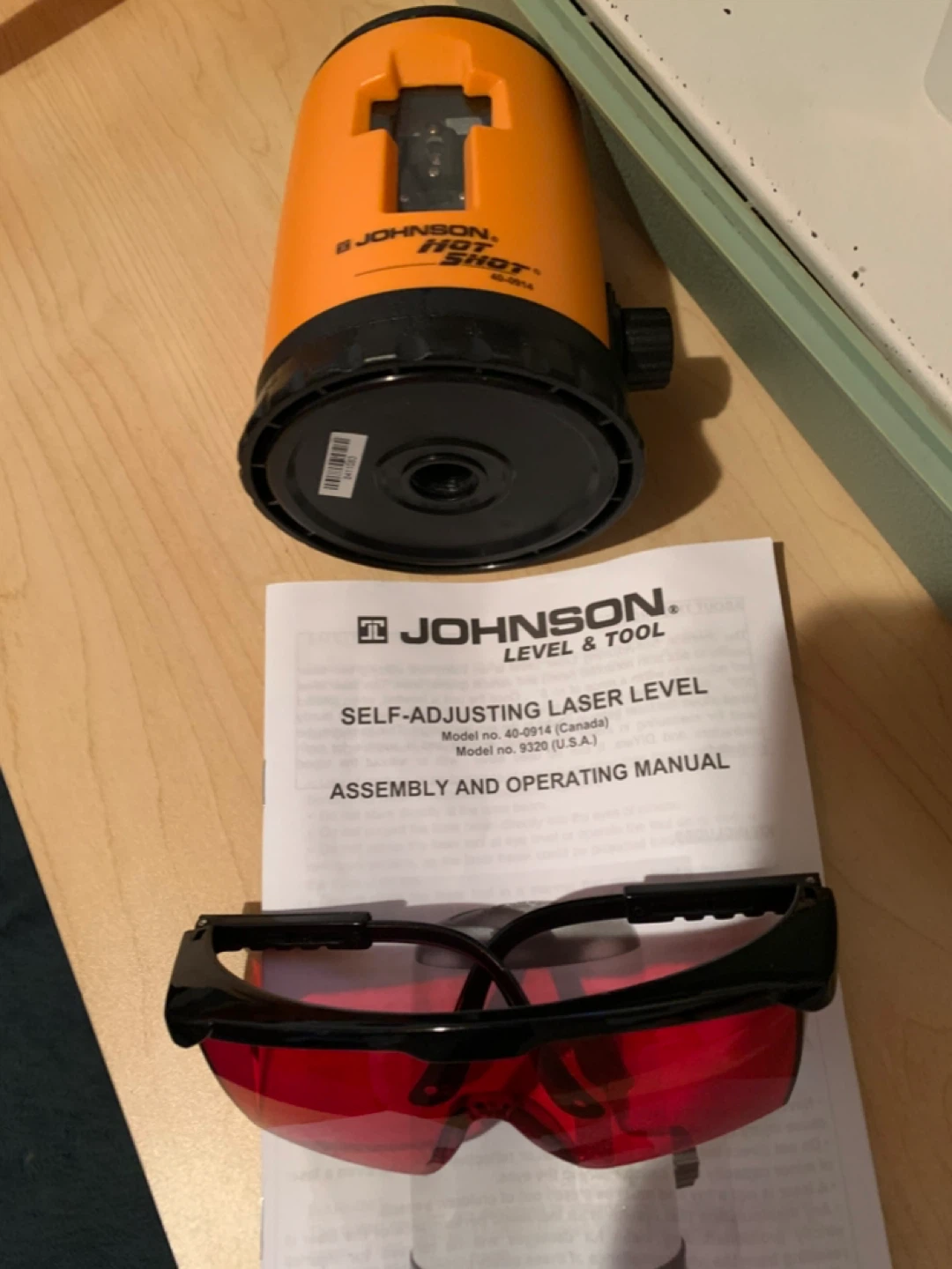 Johnson Hot Shot Self-Adjusting Laser Level - photo 3