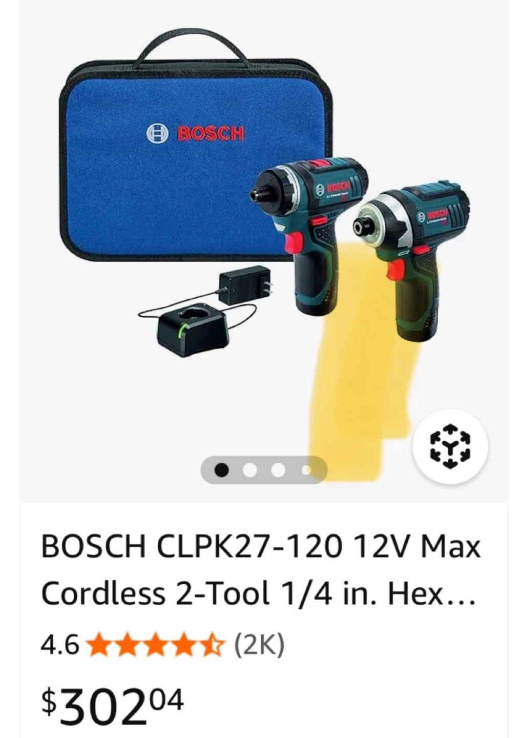 BOSCH CLPK27-120 12V Max Cordless 2-Tool Kit - photo 2