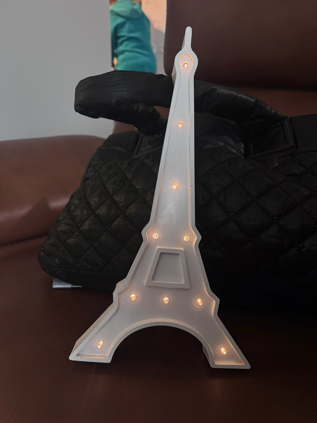 White Eiffel Tower Marquee Light