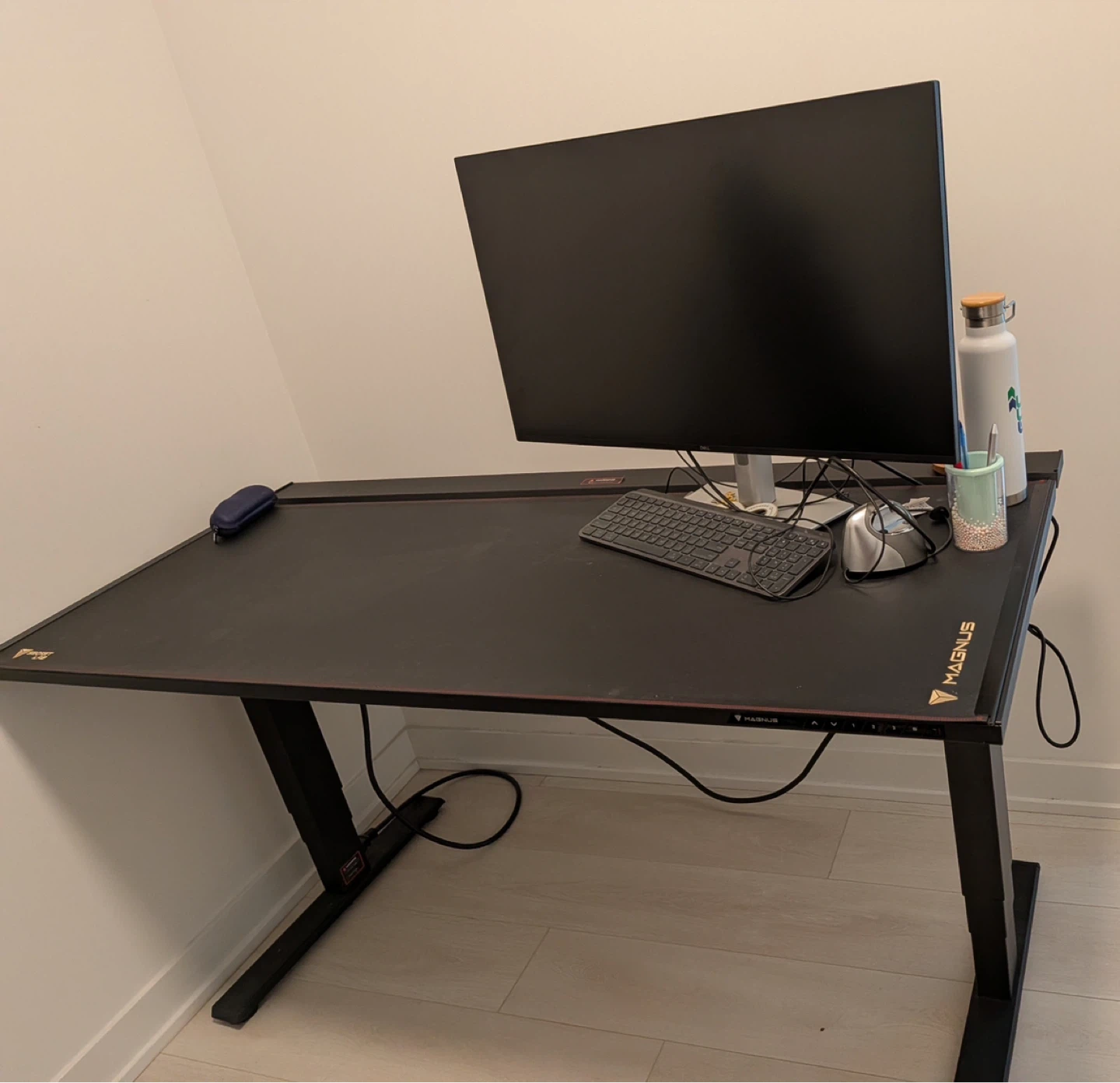Magnus Desk with Integrated Monitor Mount and Cable Management - photo 2